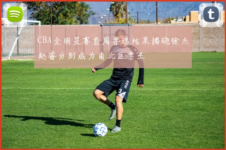 CBA全明星赛首周票选结果揭晓徐杰赵睿分别成为南北区票王